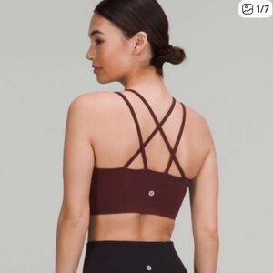 lululemon athletica Women's Deep Red Sports Bra